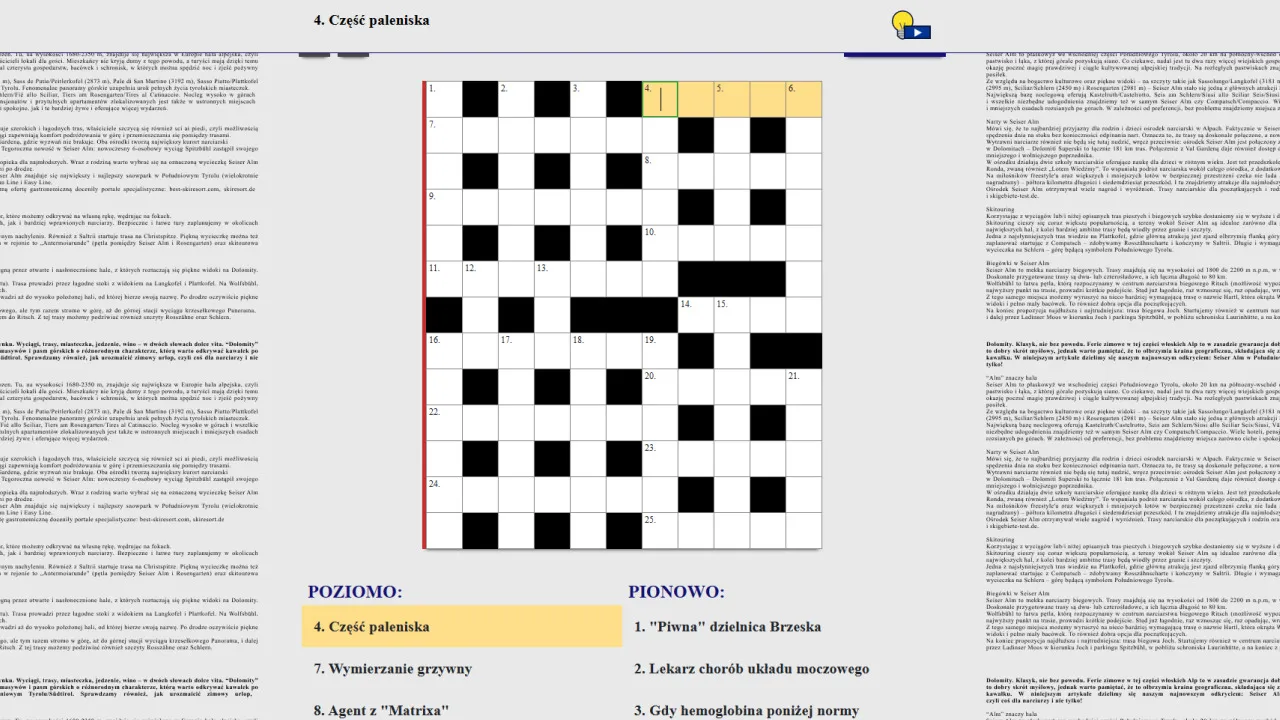 Crosswords